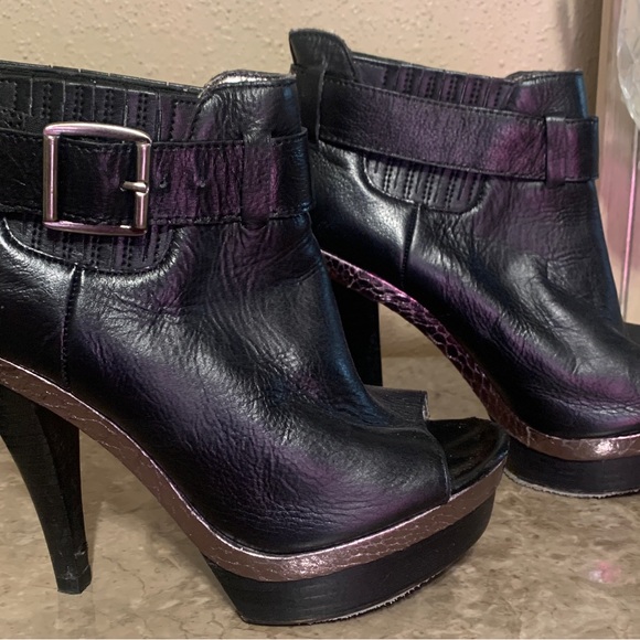 Leather 4 in heels
